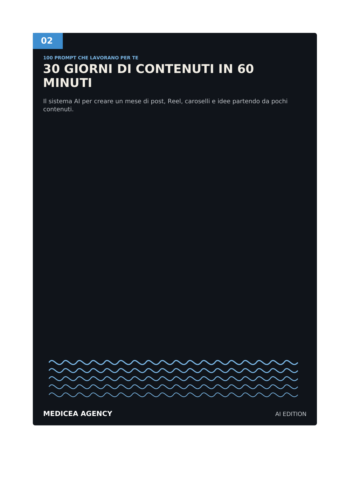 30 giorni di contenuti in 60 minuti